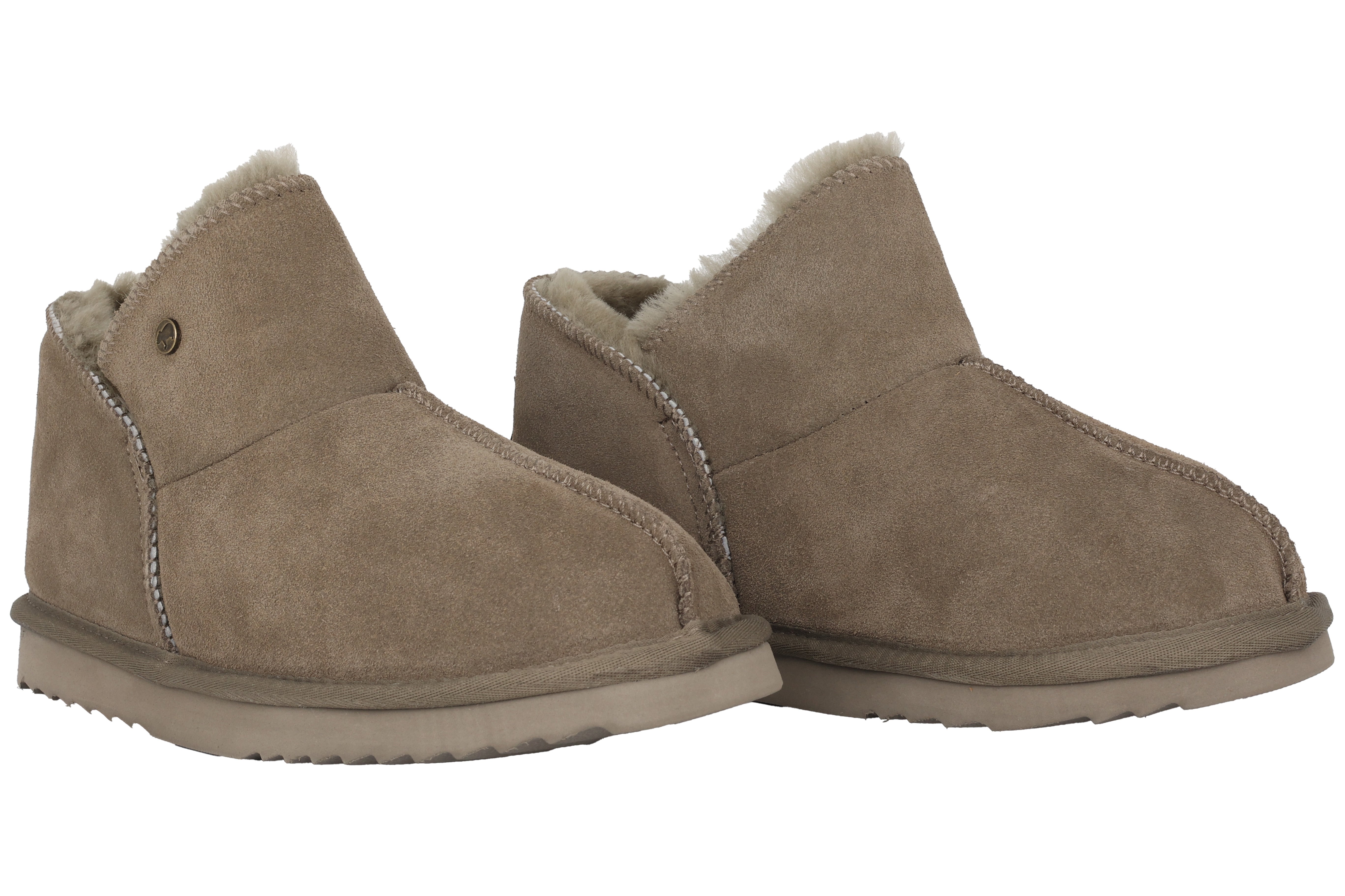 'Willow' women's warmlined home slippers - Green