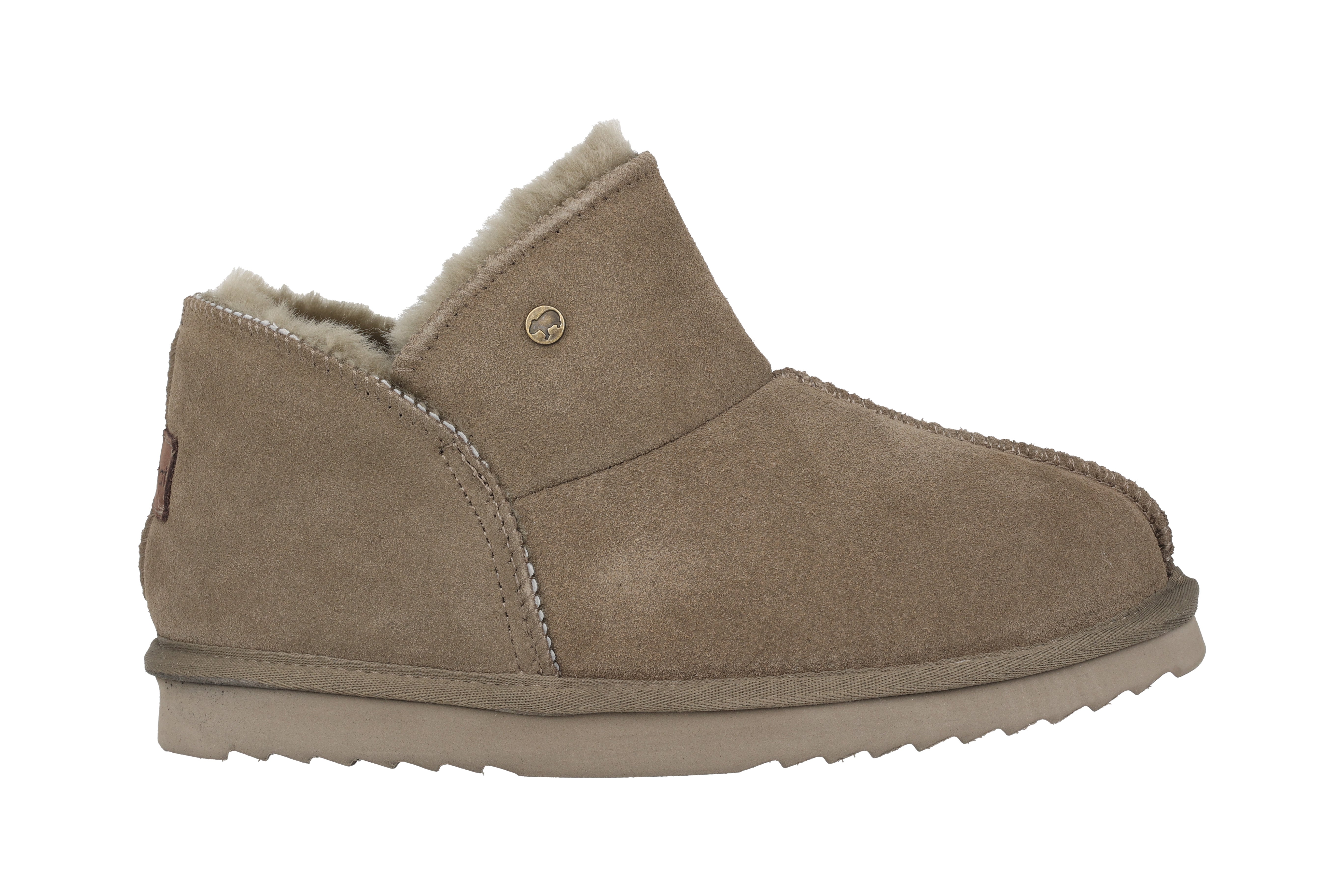 'Willow' women's warmlined home slippers - Green