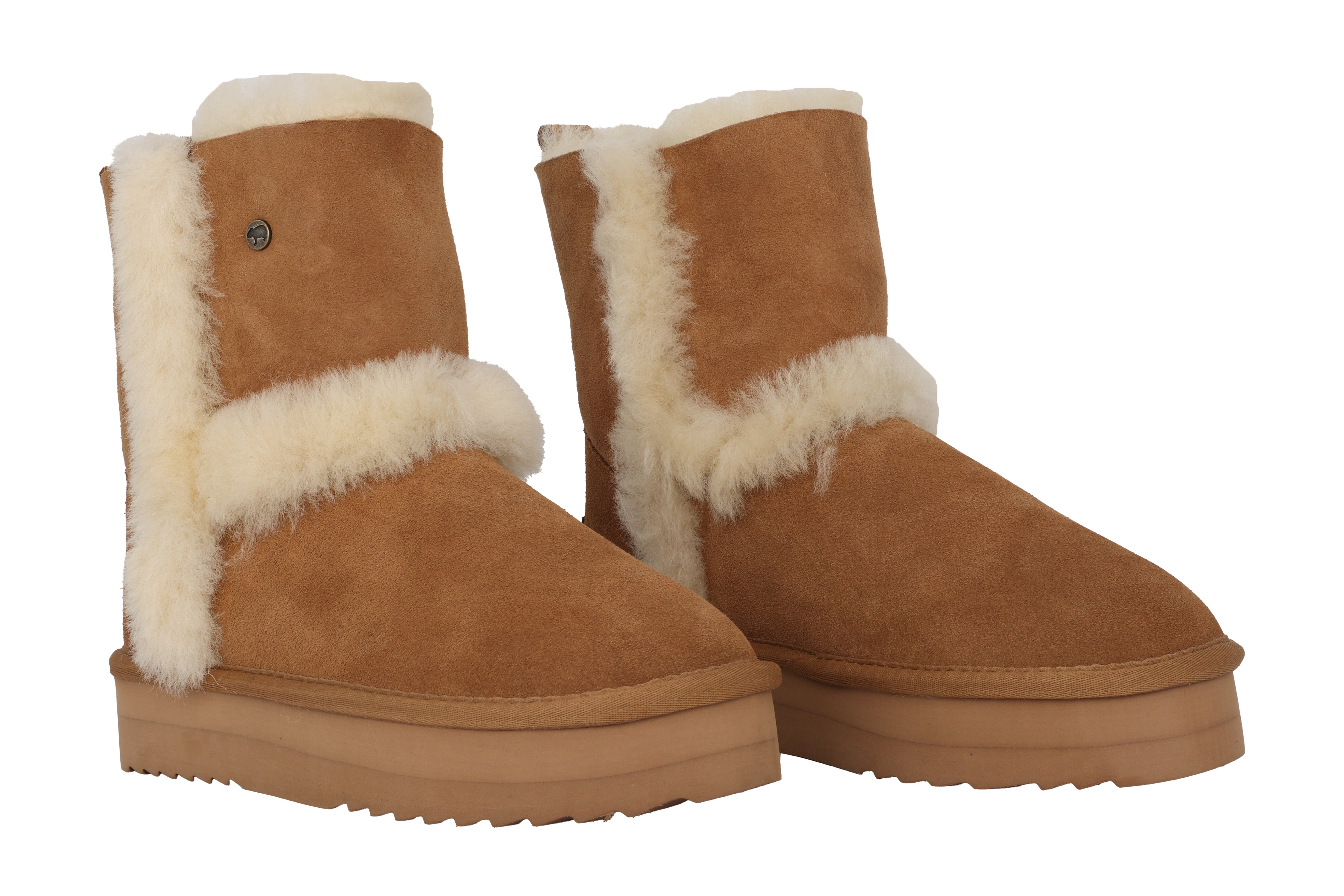 'Kangaroo' women's warmlined boot - Brown