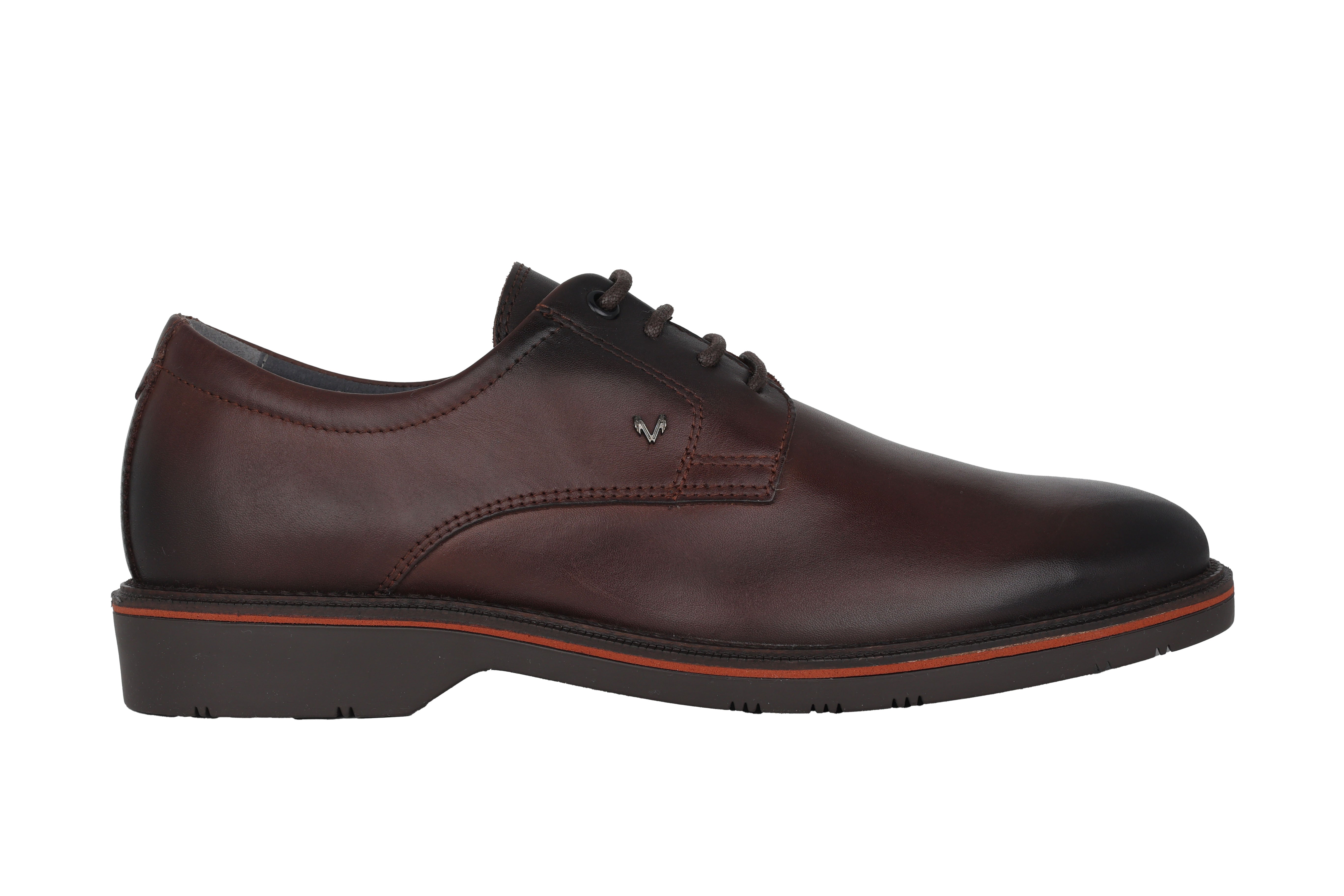 'Watford' men's dressed lace-up shoe - Dark Brown