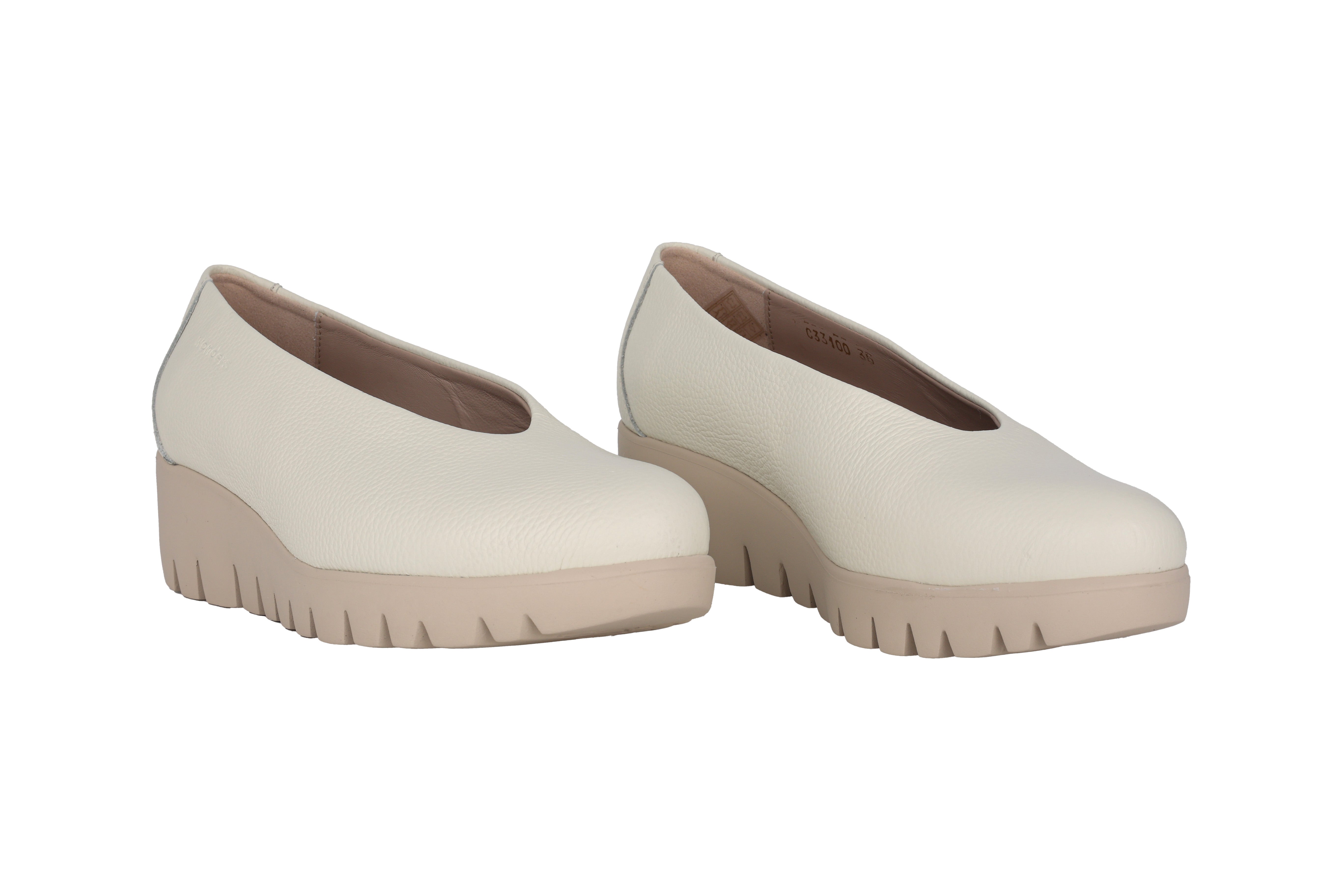 'Fly' women's wedge loafer pumps - Off White