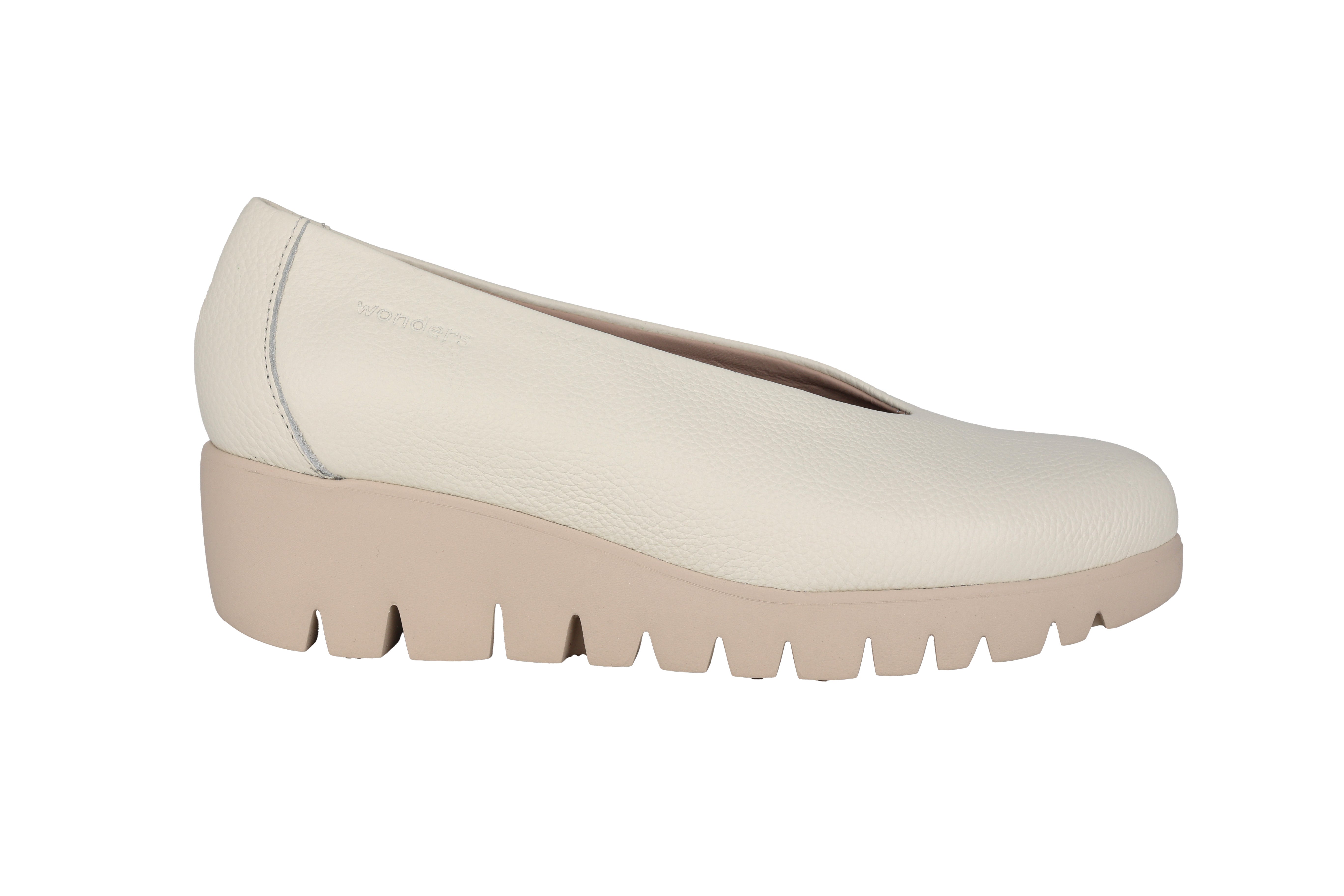 'Fly' women's wedge loafer pumps - Off White