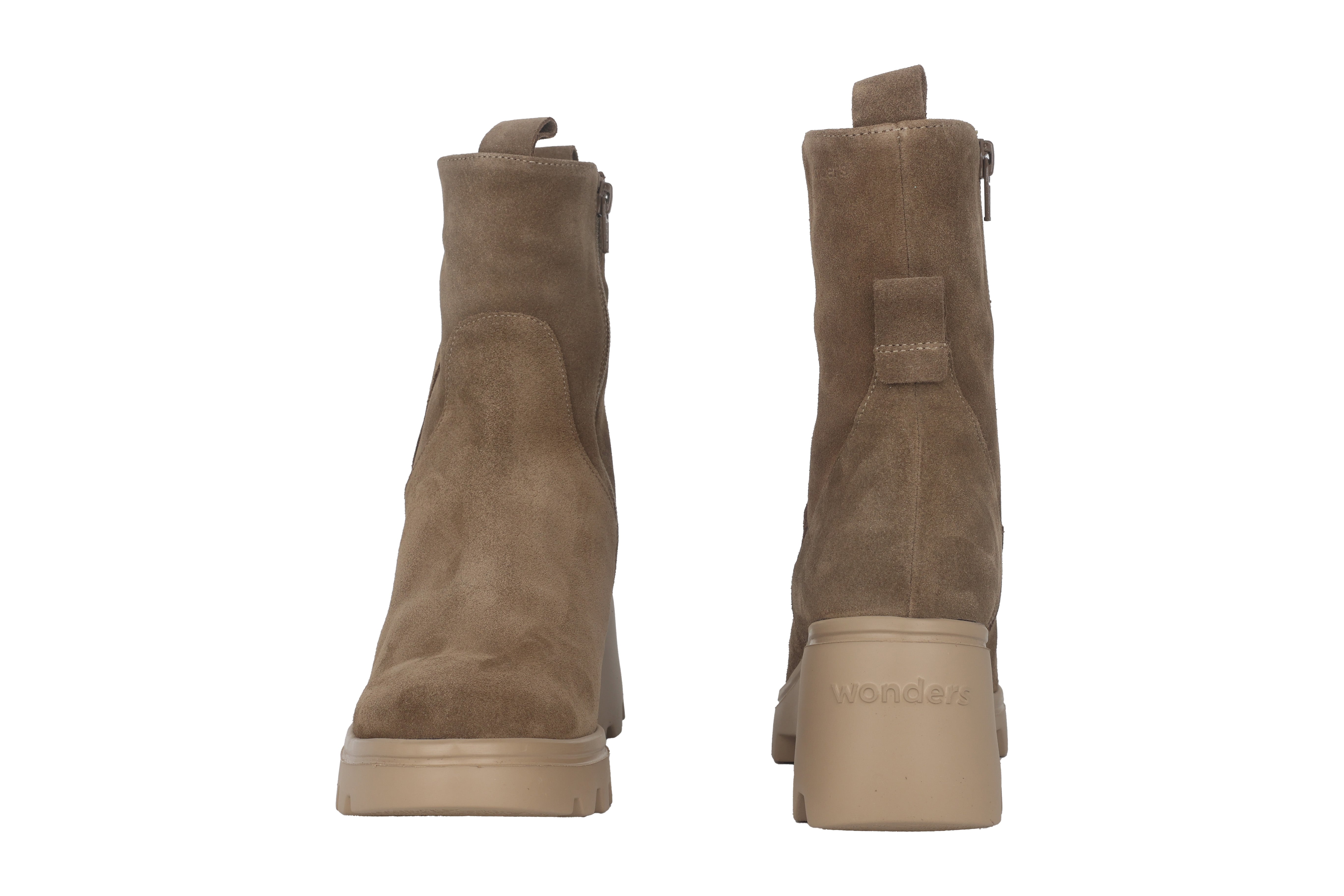 'Leeds' women's wedge boot - Taupe
