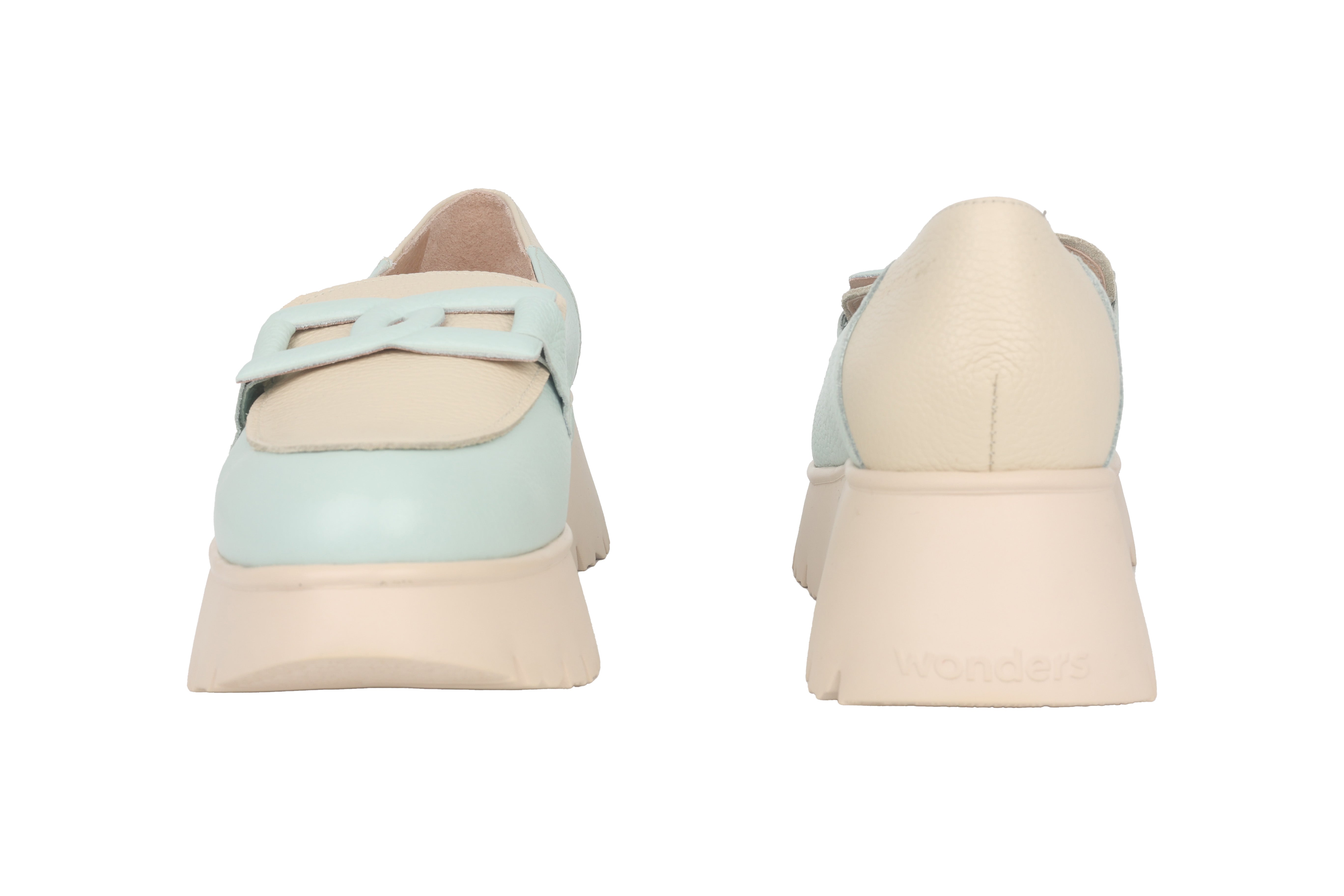 'Venecia' women's loafers - blue mix