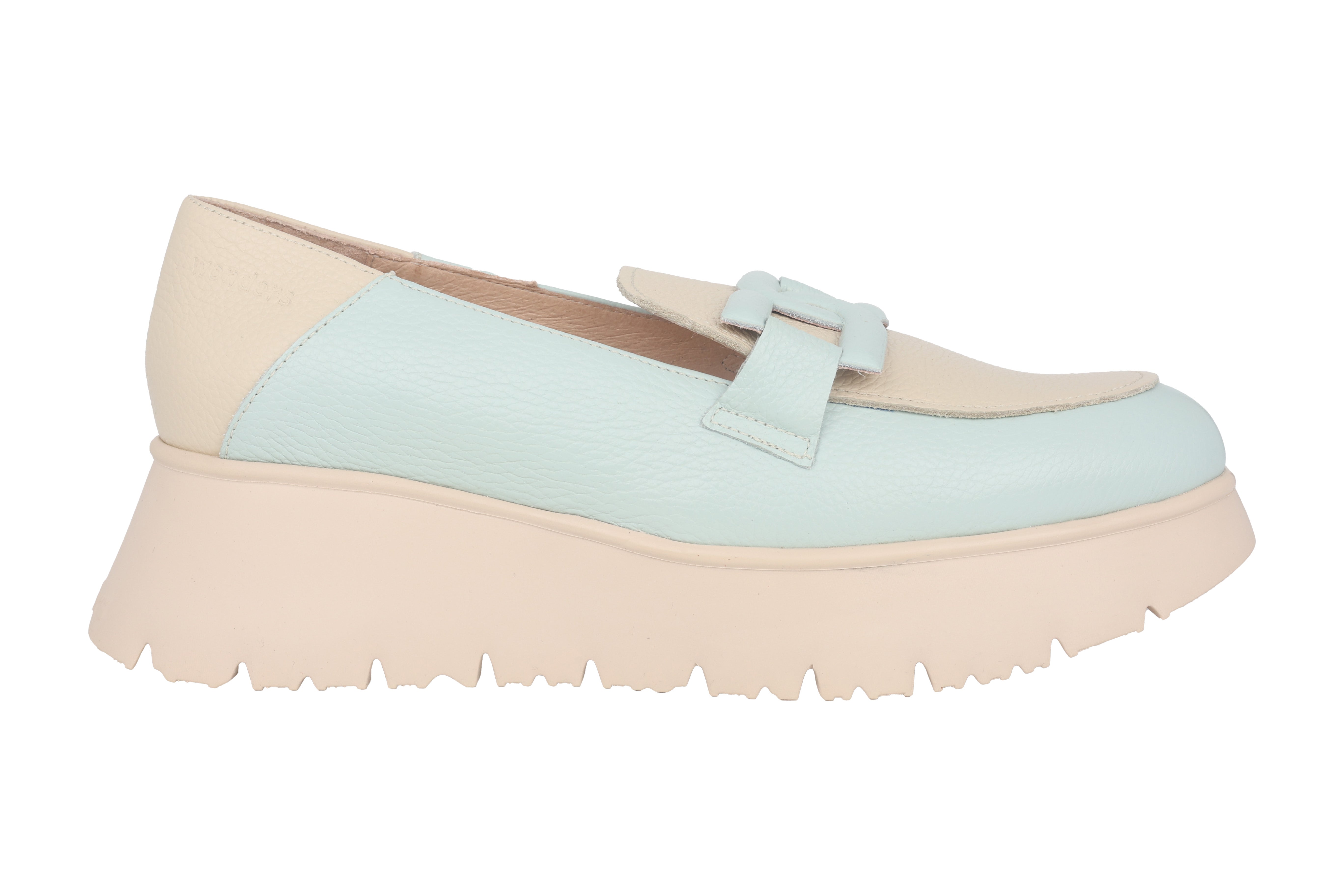 'Venecia' women's loafers - blue mix