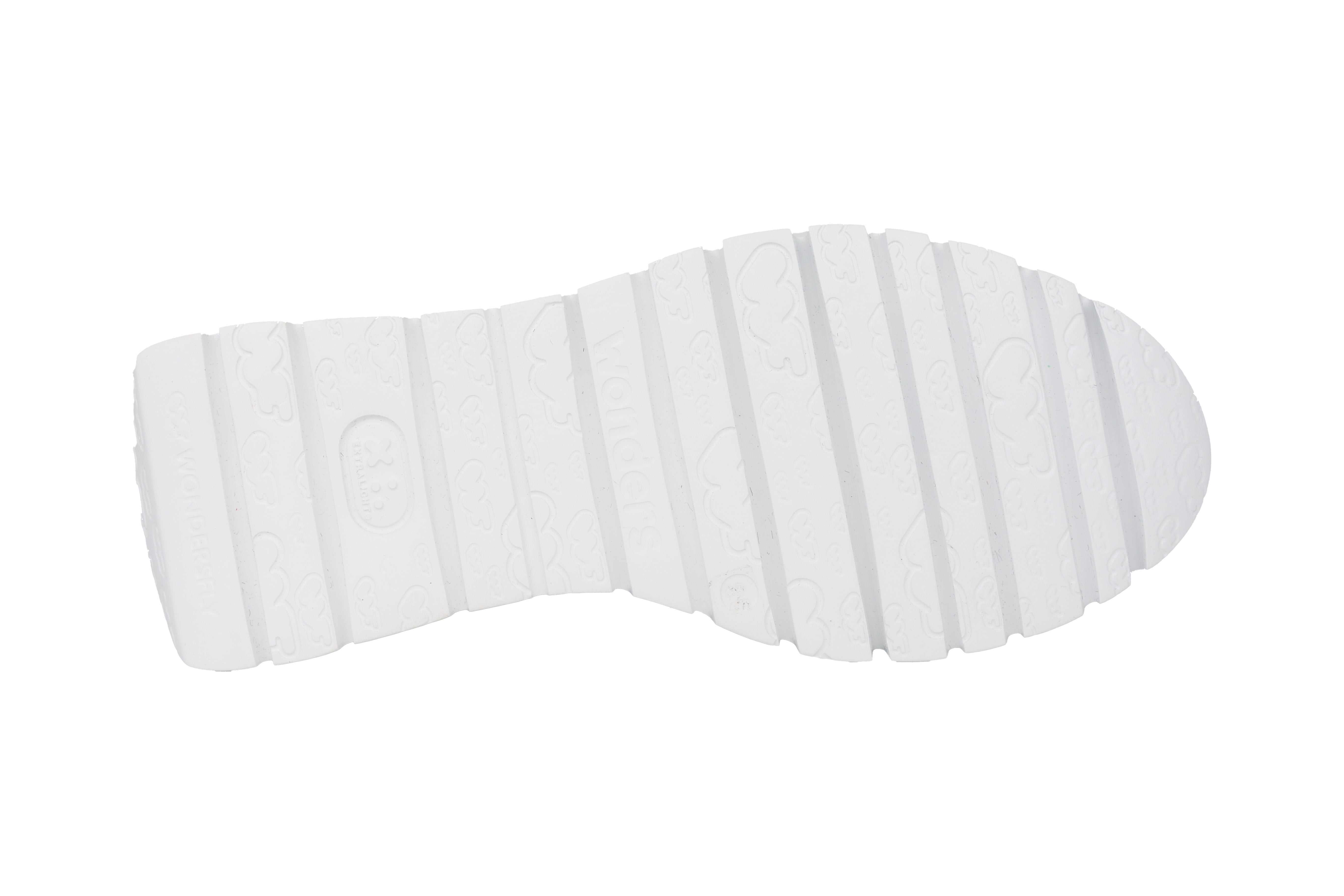 Damessneaker met veters 'Odisei' - blauwe mix