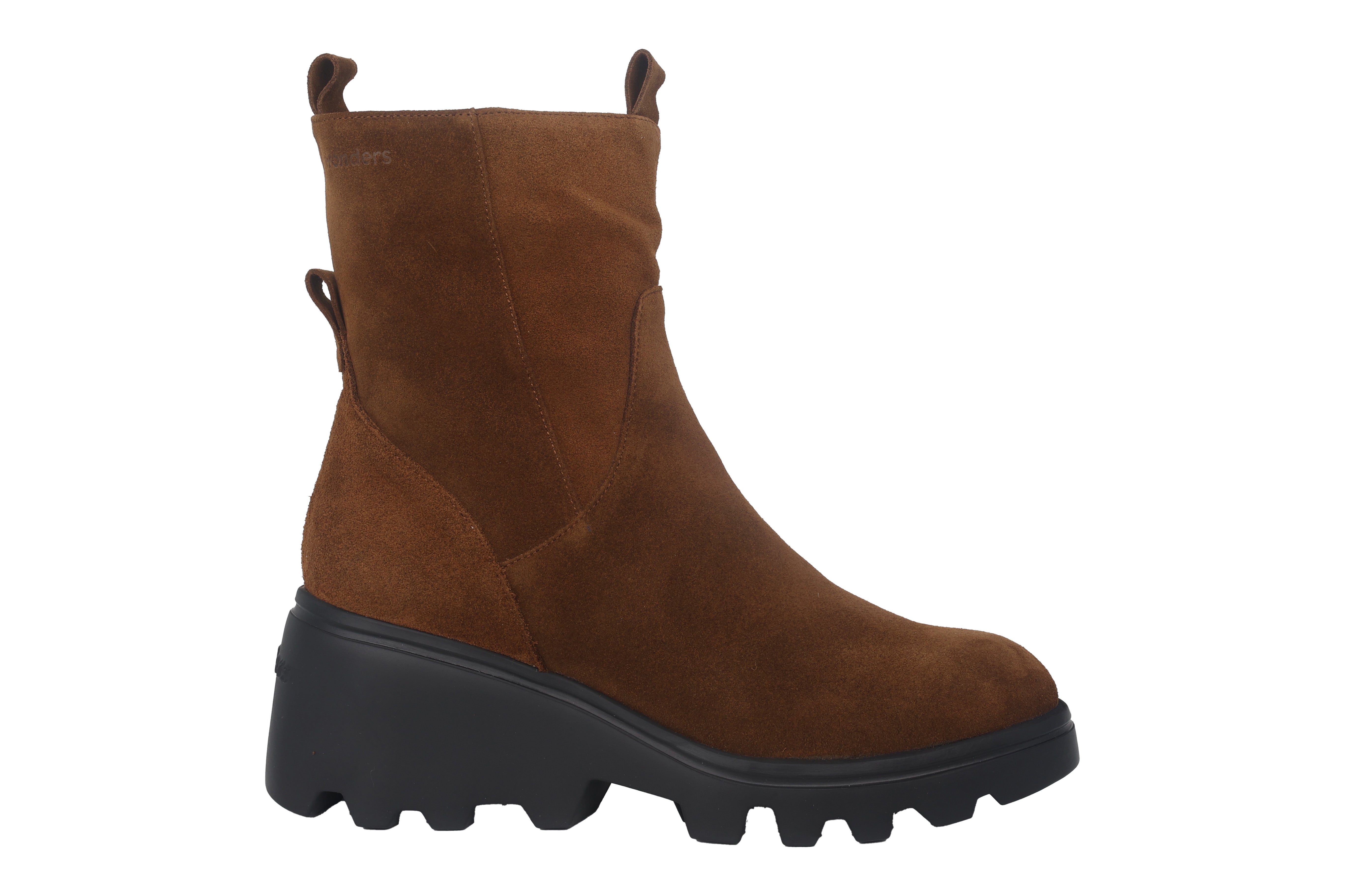 'Leeds' women's wedge boot - brown