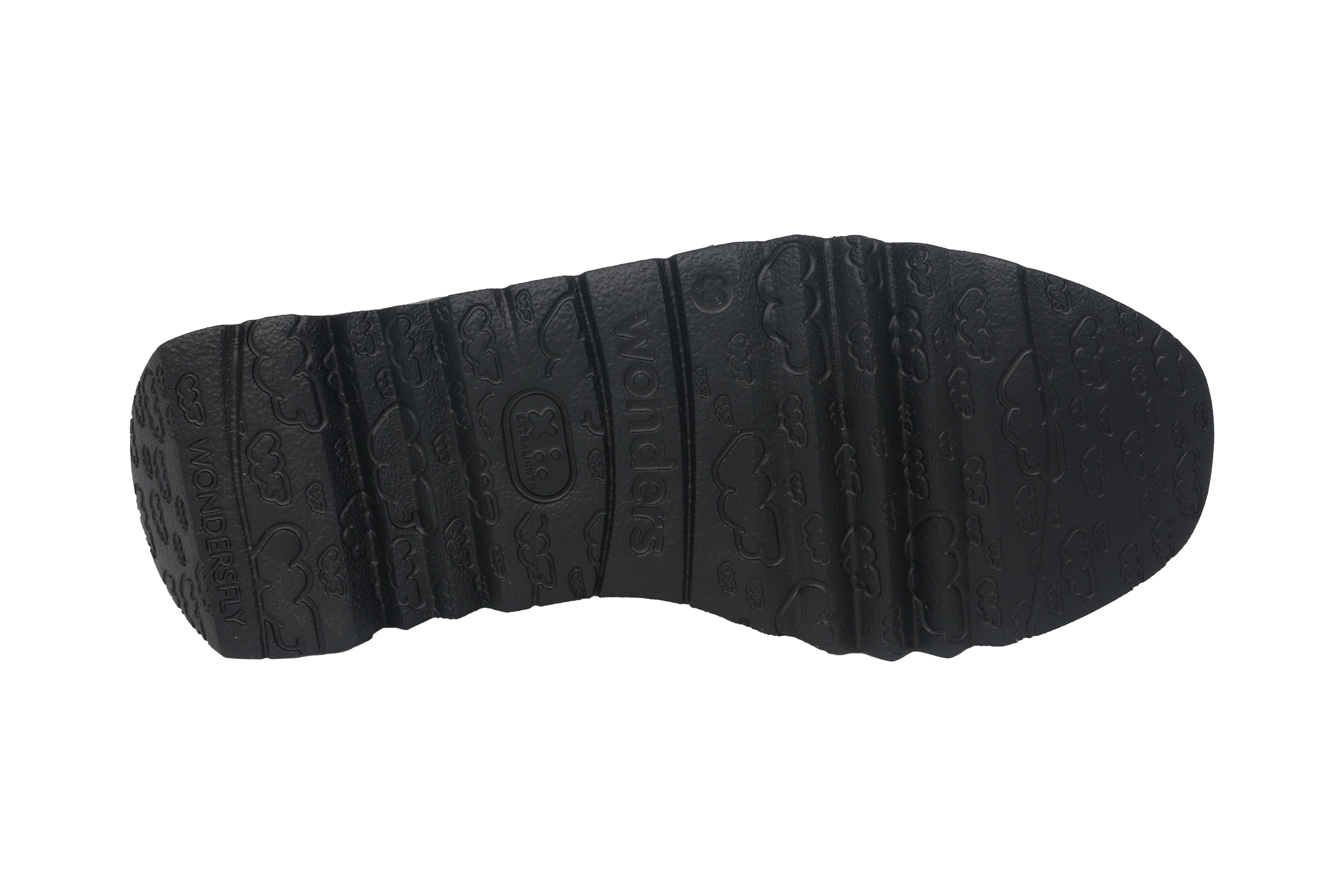 'Track' women's lace-up sneaker  shoes - Bronze black taupe mix