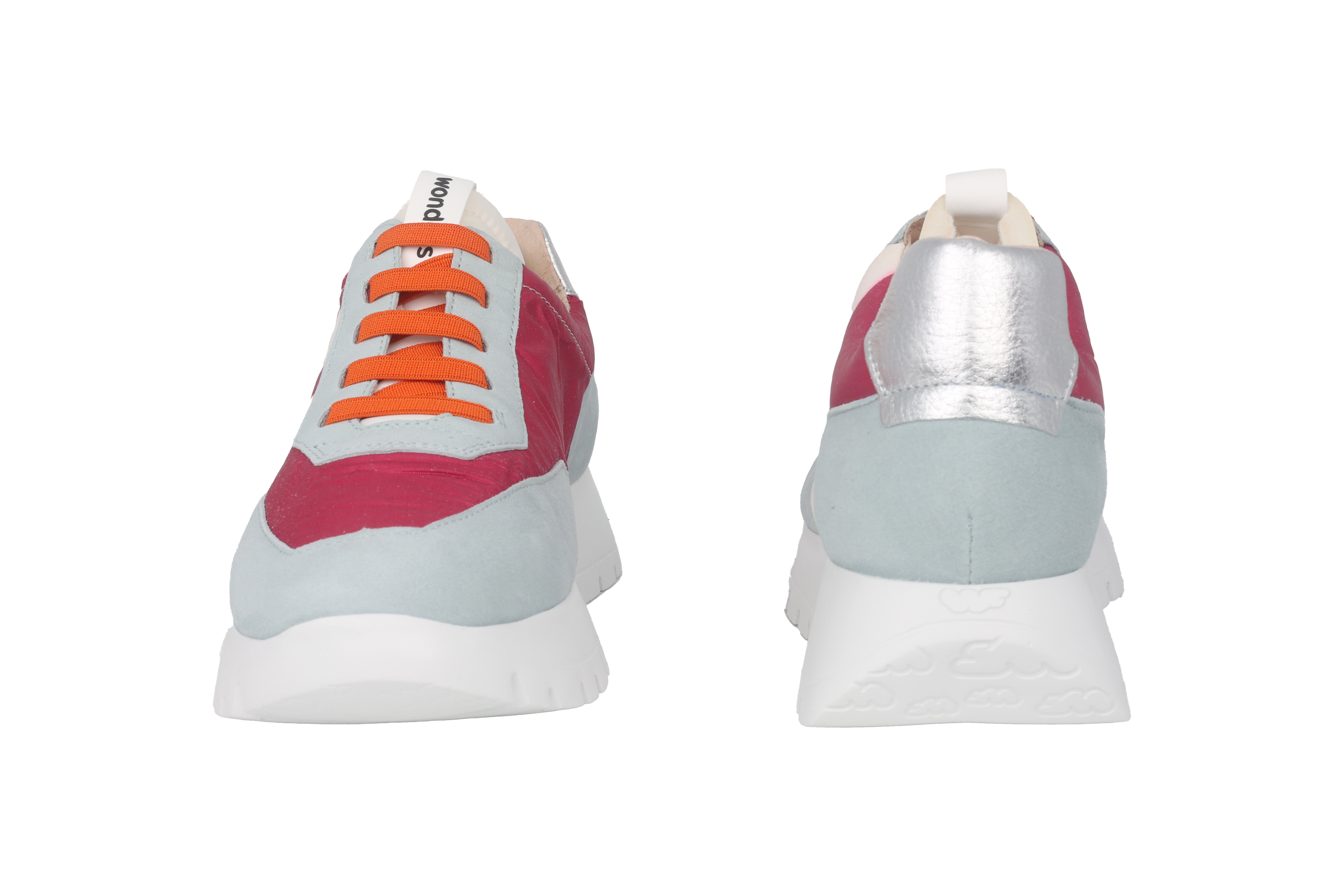 Damessneaker 'Odisei' - blauw roze mix