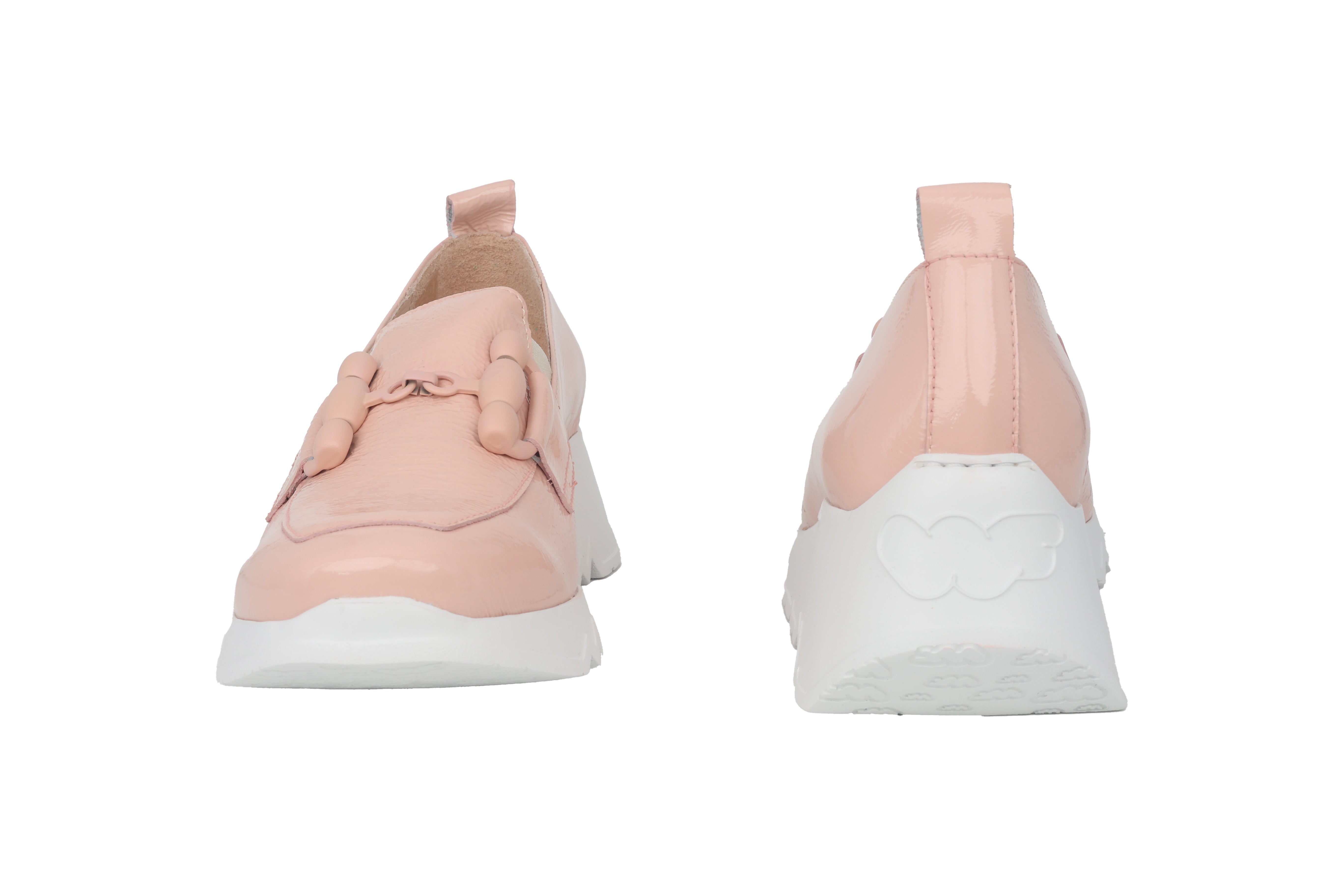 'Dance' women's loafer - Pink patent