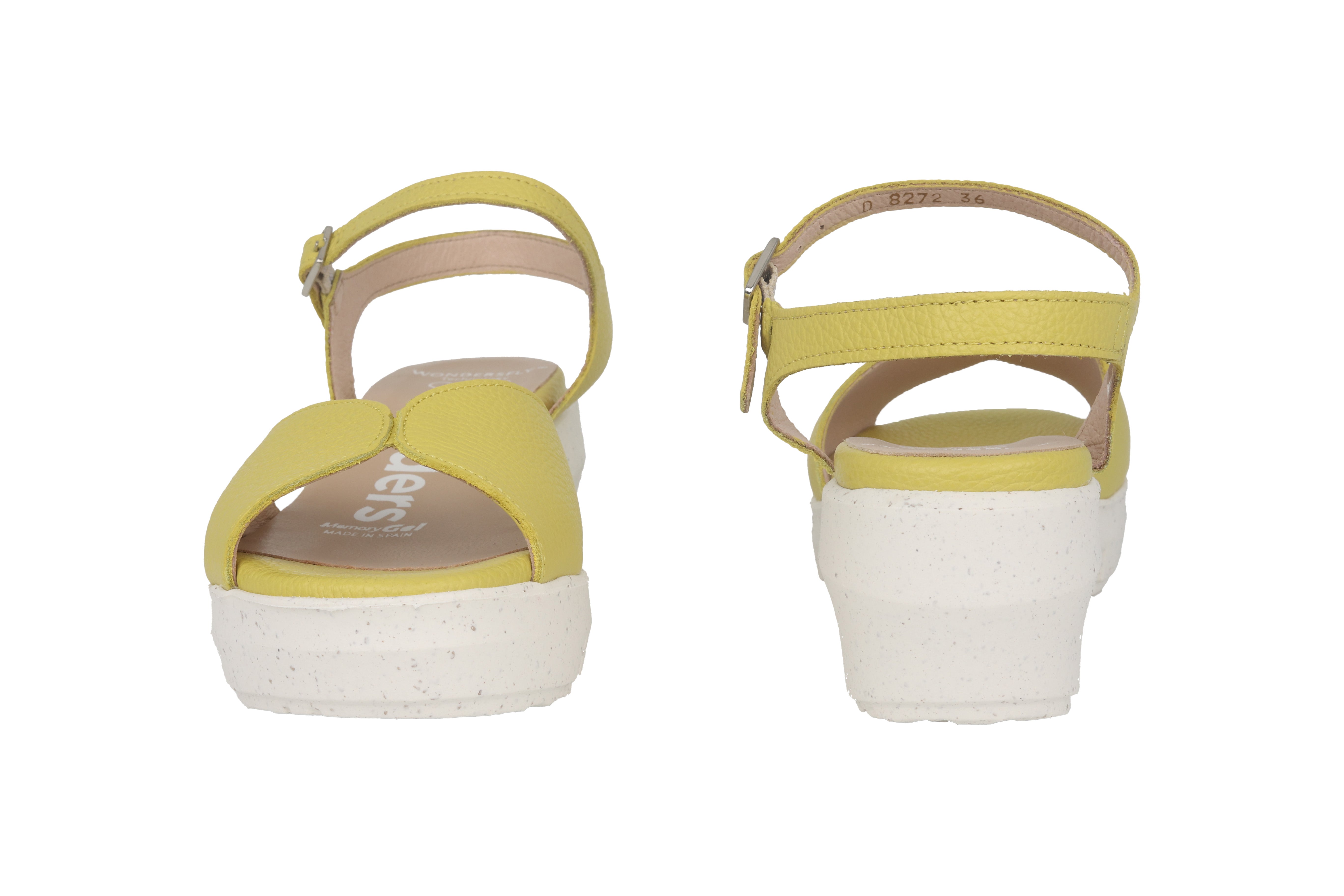 'D-8272' women's sandal - Yellow