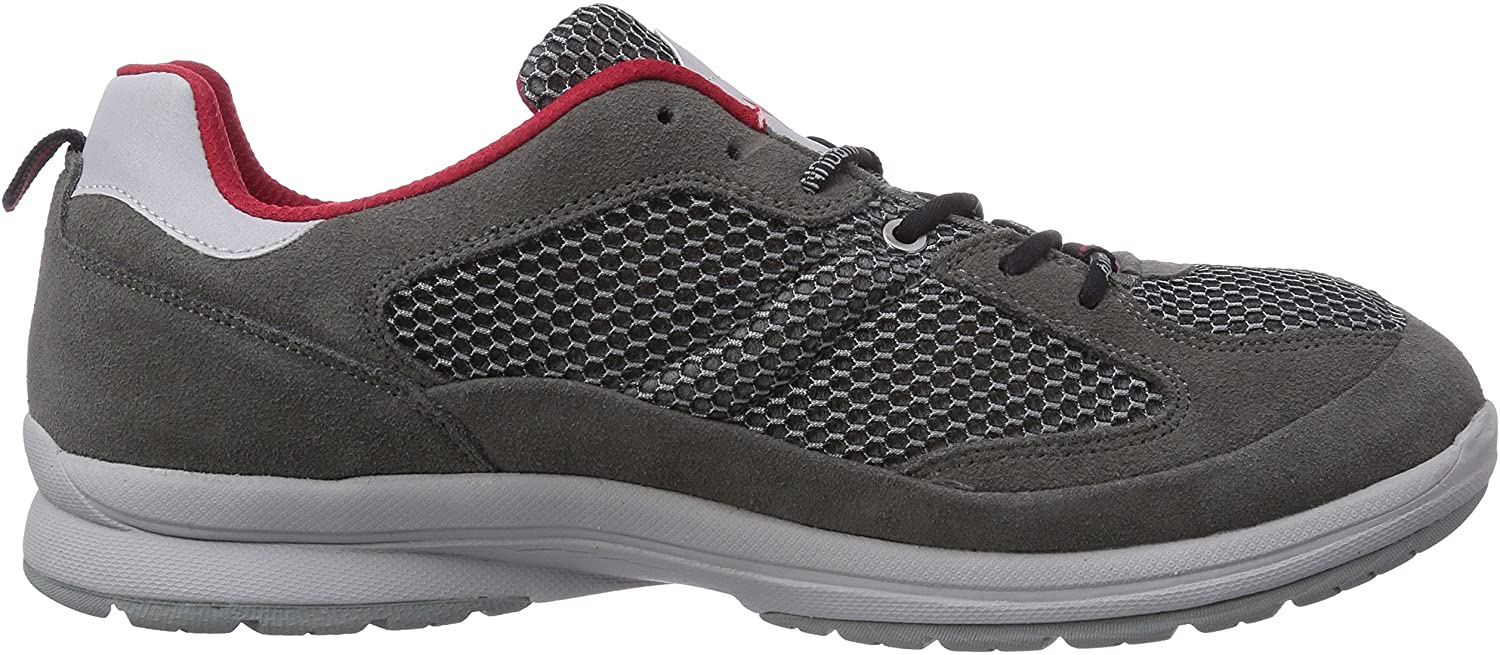 Allrounder by Mephisto CALVARO men's outdoor sneaker - grey suede/mesh - ChaplinshoesAllrounder by Mephisto CALVARO men's outdoor sneaker - grey suede/meshMephisto