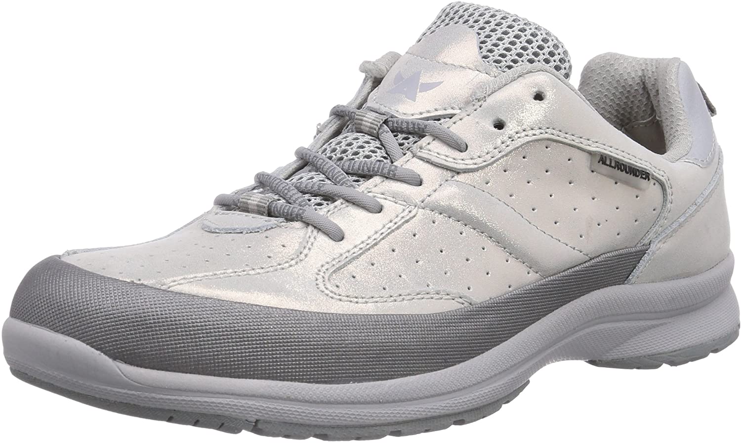 Allrounder by Mephisto DALINA women's outdoor sneaker - silver nubuck - ChaplinshoesAllrounder by Mephisto DALINA women's outdoor sneaker - silver nubuckMephisto