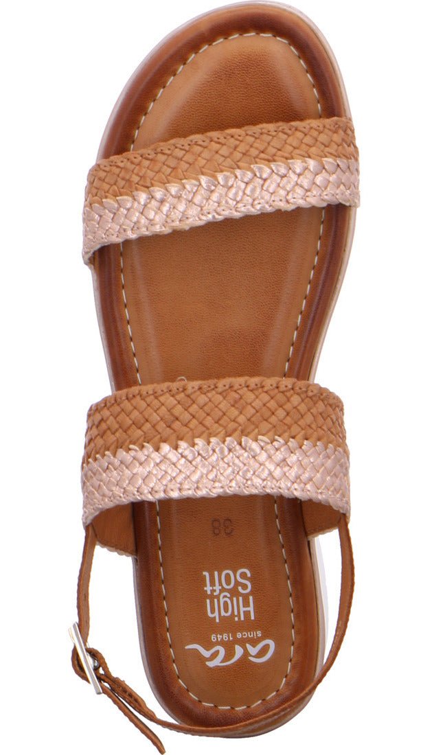 Ara 12-23602-08 Women's Sandal - Brown pink - ChaplinshoesAra 12-23602-08 Women's Sandal - Brown pinkAra