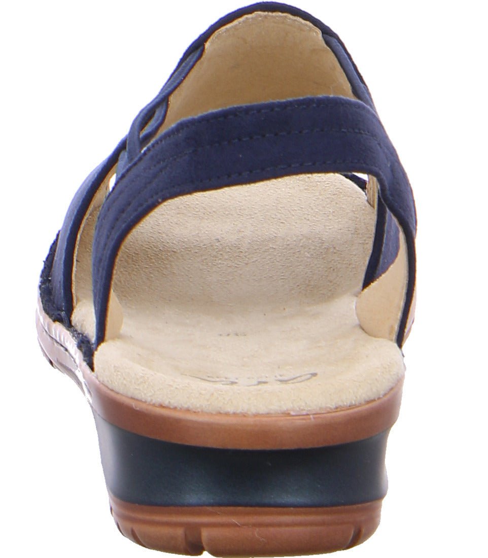 Ara 12-27241-77 Women's Sandal - Blue Suede - ChaplinshoesAra 12-27241-77 Women's Sandal - Blue SuedeAra
