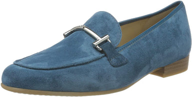 Ara 12-31272-20 women loafer - F-Fit - light blue suede - ChaplinshoesAra 12-31272-20 women loafer - F-Fit - light blue suedeAra