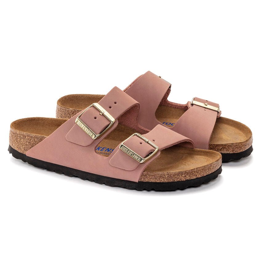 Birkenstock arizona clearance pink gold