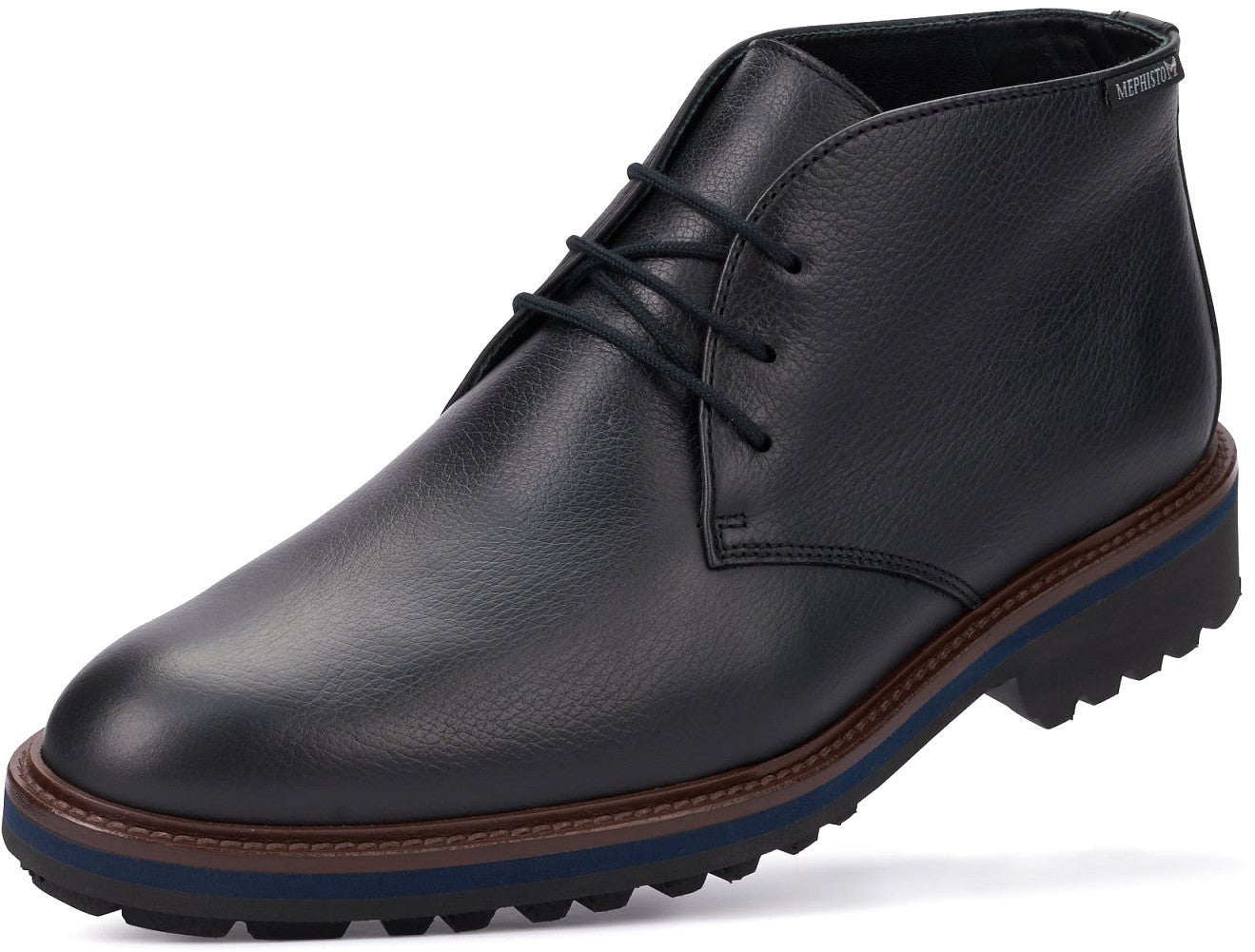 'BERTO' men's lace-up boot - Black - Chaplinshoes'BERTO' men's lace-up boot - BlackMephisto