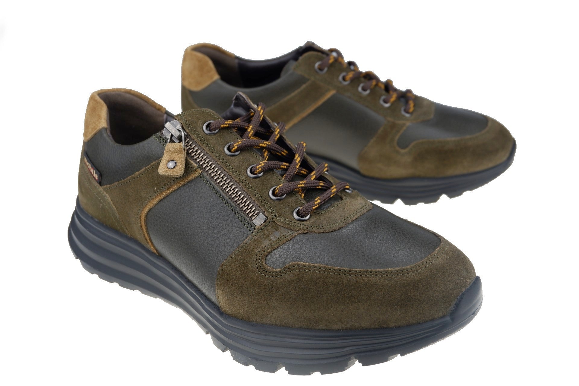 Brayan' men's ergonomic wide fit shoe - Green - ChaplinshoesBrayan' men's ergonomic wide fit shoe - GreenMephisto