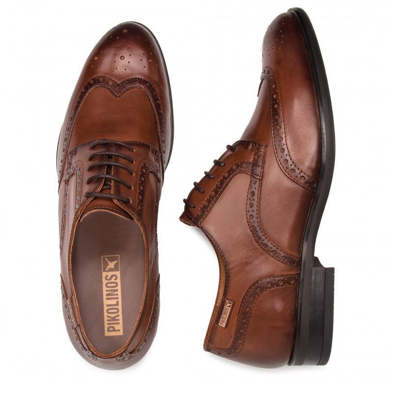 'Bristol' men's lace-up shoe - Brown - Chaplinshoes'Bristol' men's lace-up shoe - BrownPikolinos