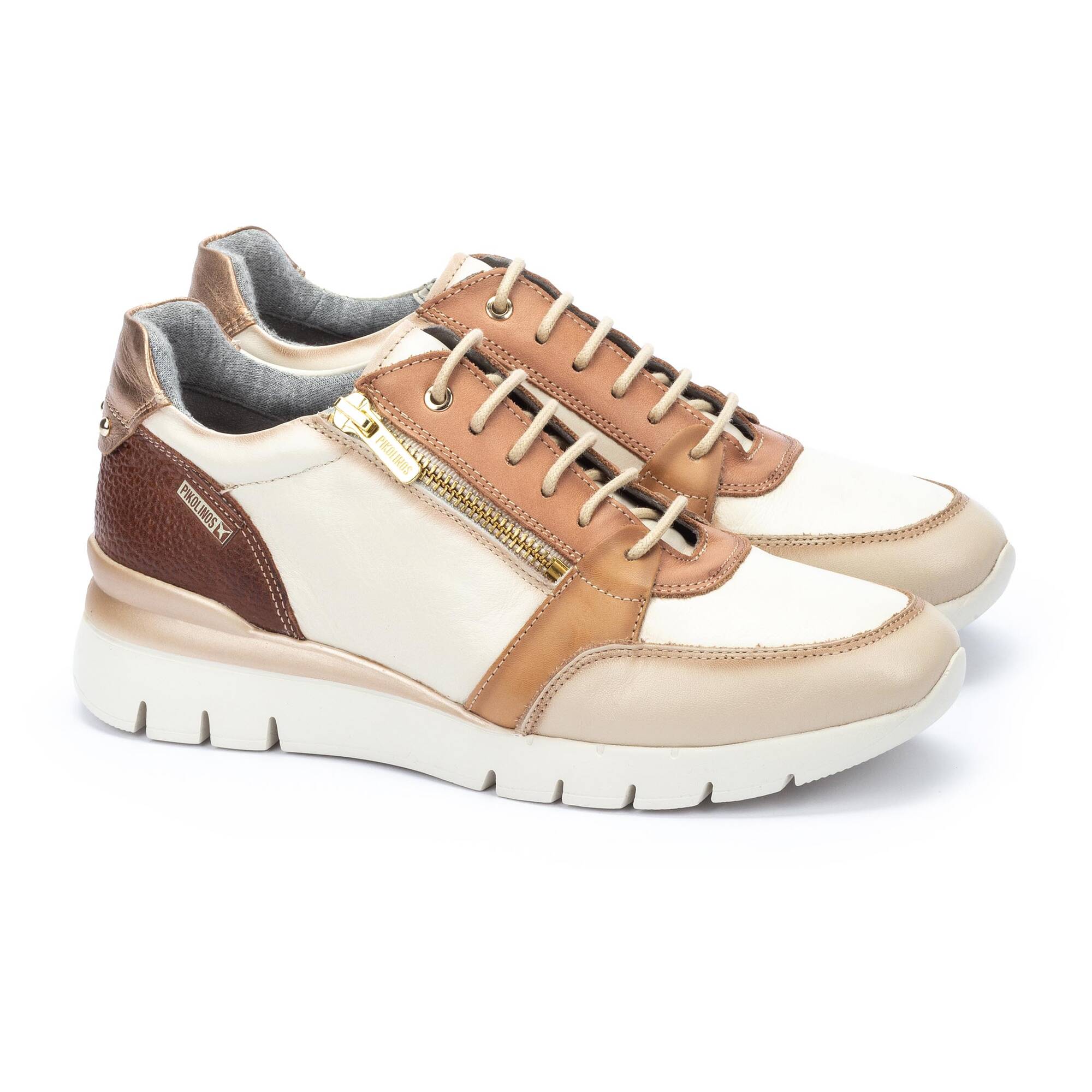 'Cantabria' women's sneaker - Off white - Chaplinshoes'Cantabria' women's sneaker - Off whitePikolinos