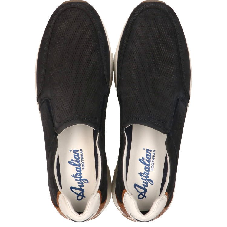 'Eagle' men's loafer - Blue - Chaplinshoes'Eagle' men's loafer - BlueAustralian
