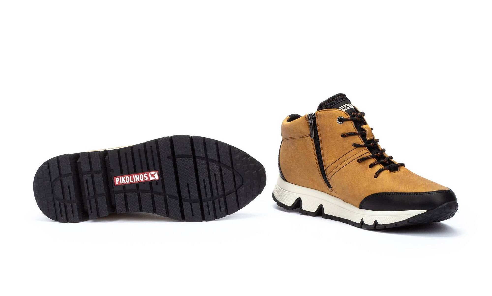 'Ferrol' men's sneaker boot - Camel brown - Chaplinshoes'Ferrol' men's sneaker boot - Camel brownPikolinos