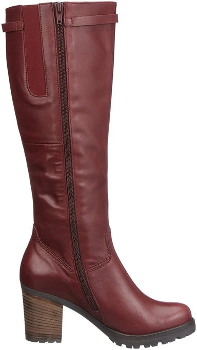 Gabor 53.600.25 leather boots wine red MEDIUM SHAFT - ChaplinshoesGabor 53.600.25 leather boots wine red MEDIUM SHAFTGabor