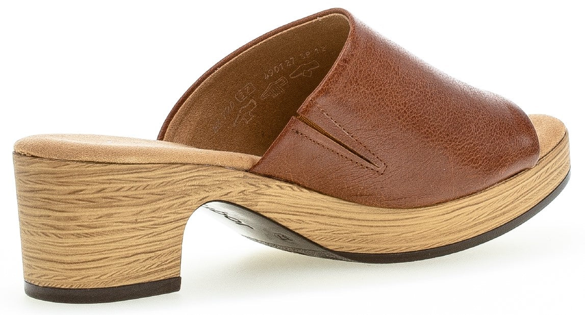 Gabor 62.720.54 Women's Slides - Brown - ChaplinshoesGabor 62.720.54 Women's Slides - BrownGabor