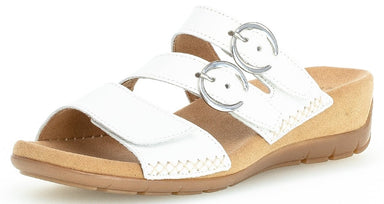 Gabor 63.733.21 women sandals - white leather - ChaplinshoesGabor 63.733.21 women sandals - white leatherGabor