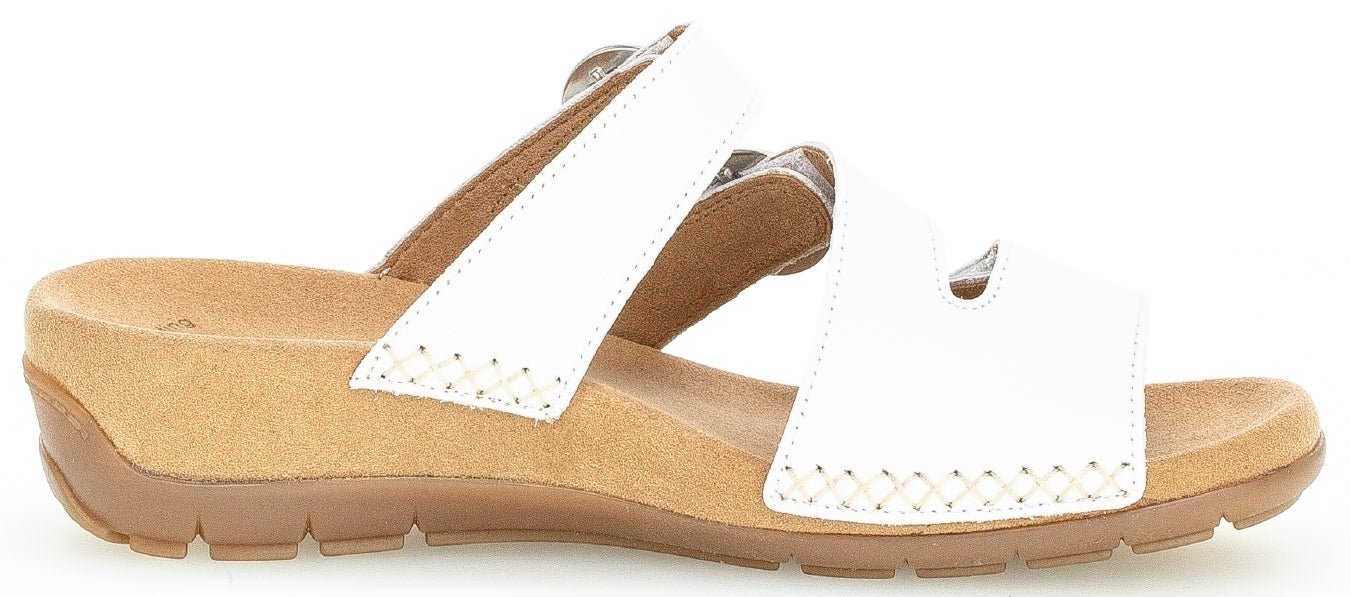 Gabor 63.733.21 women sandals - white leather - ChaplinshoesGabor 63.733.21 women sandals - white leatherGabor