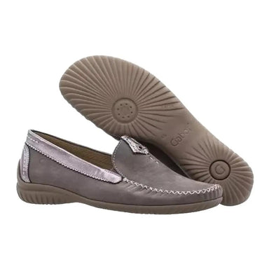 Gabor 66.090.31 Women Moccasin - Fumo Grey - ChaplinshoesGabor 66.090.31 Women Moccasin - Fumo GreyGabor