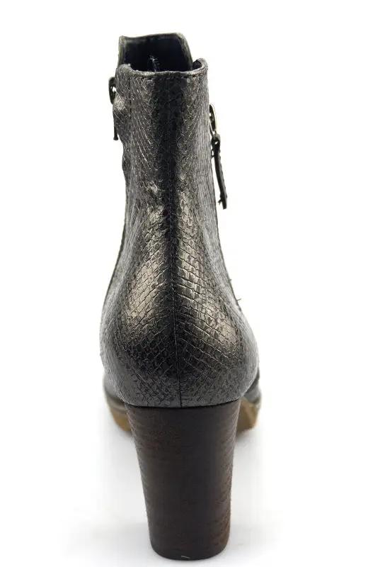 Gabor ankle boots 32.871.23 green leather snake print - ChaplinshoesGabor ankle boots 32.871.23 green leather snake printGabor