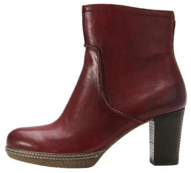 Gabor ankle boots 72.870.38 dark red leather - ChaplinshoesGabor ankle boots 72.870.38 dark red leatherGabor