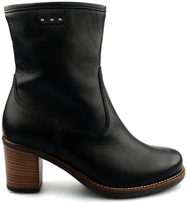 Gabor ankle boots 92.814.61 black leather - ChaplinshoesGabor ankle boots 92.814.61 black leatherGabor