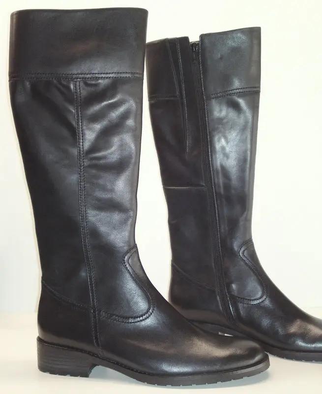 Gabor 72.776.57 woman s Boots Black leather Chaplinshoes