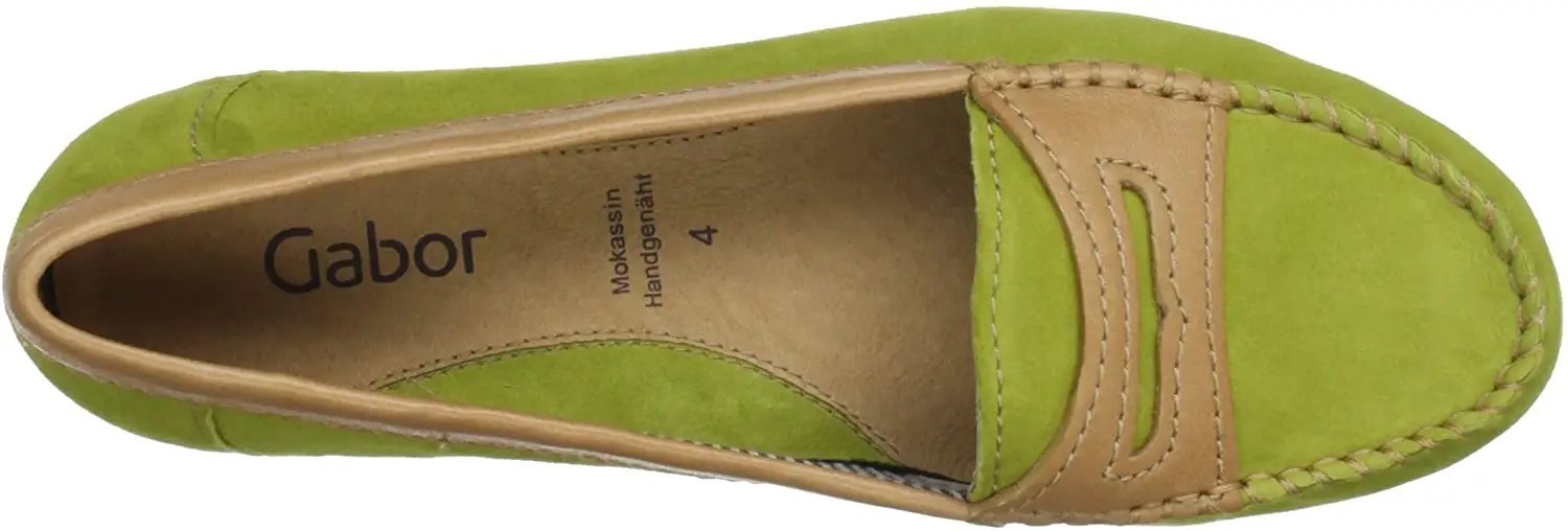 Gabor moccasins 64.210.11 green suede leather - ChaplinshoesGabor moccasins 64.210.11 green suede leatherGabor