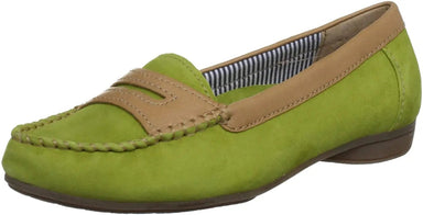 Gabor moccasins 64.210.11 green suede leather - ChaplinshoesGabor moccasins 64.210.11 green suede leatherGabor