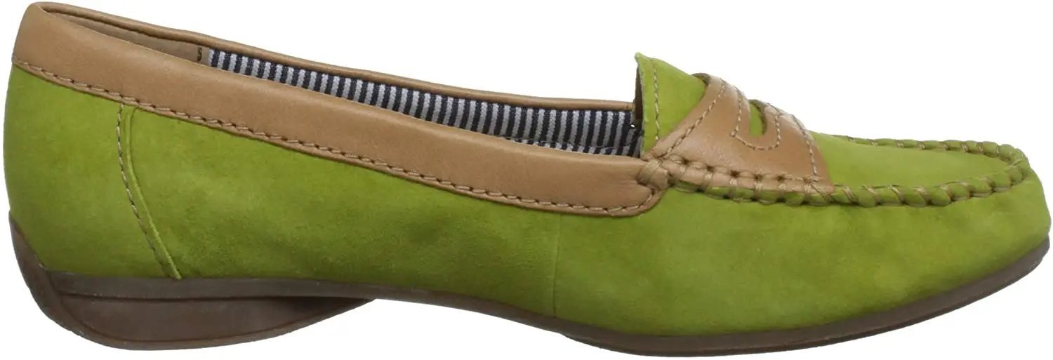 Gabor moccasins 64.210.11 green suede leather - ChaplinshoesGabor moccasins 64.210.11 green suede leatherGabor