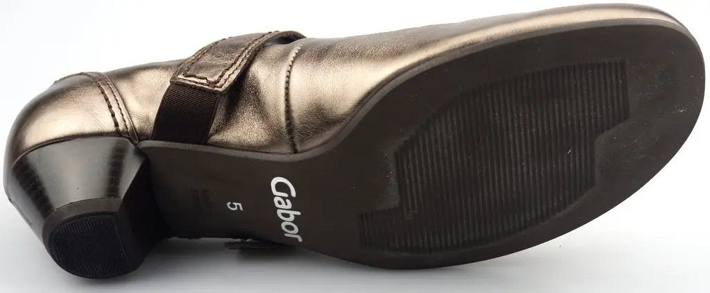 Gabor pumps 86.138.90 metallic bronze/silver leather - ChaplinshoesGabor pumps 86.138.90 metallic bronze/silver leatherGabor