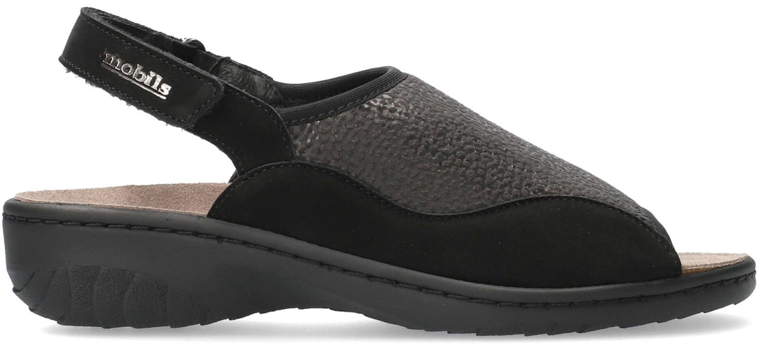 'Gisella' women's ergonomic sandal - Black - Chaplinshoes'Gisella' women's ergonomic sandal - BlackMephisto
