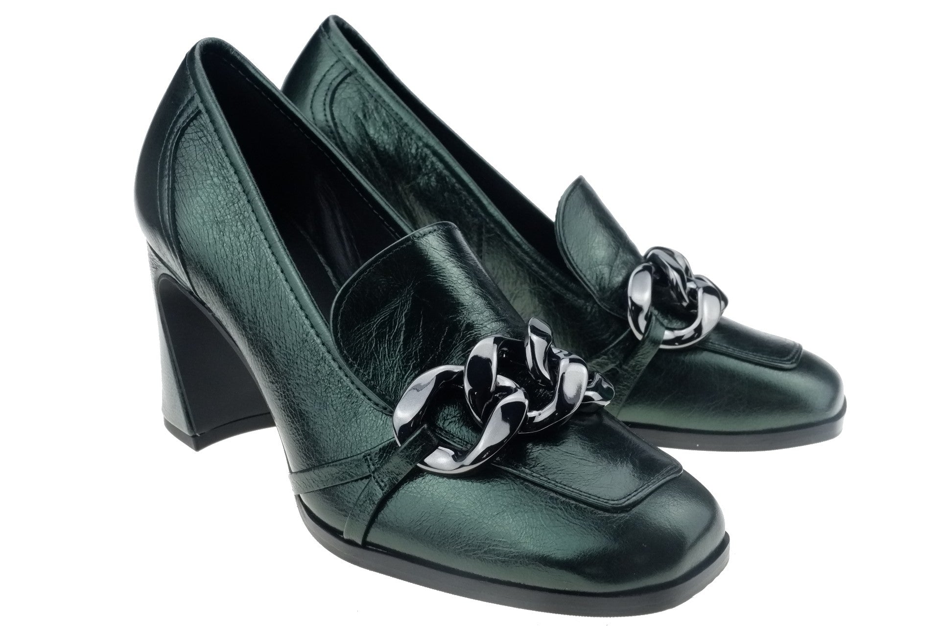 'Glenn' women's pump - Green patent - Chaplinshoes'Glenn' women's pump - Green patentHögl