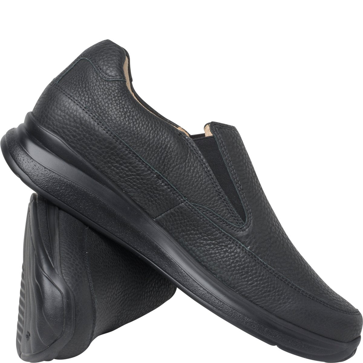 'Harald' men's ergonomic loafer - Black - Chaplinshoes'Harald' men's ergonomic loafer - BlackGanter