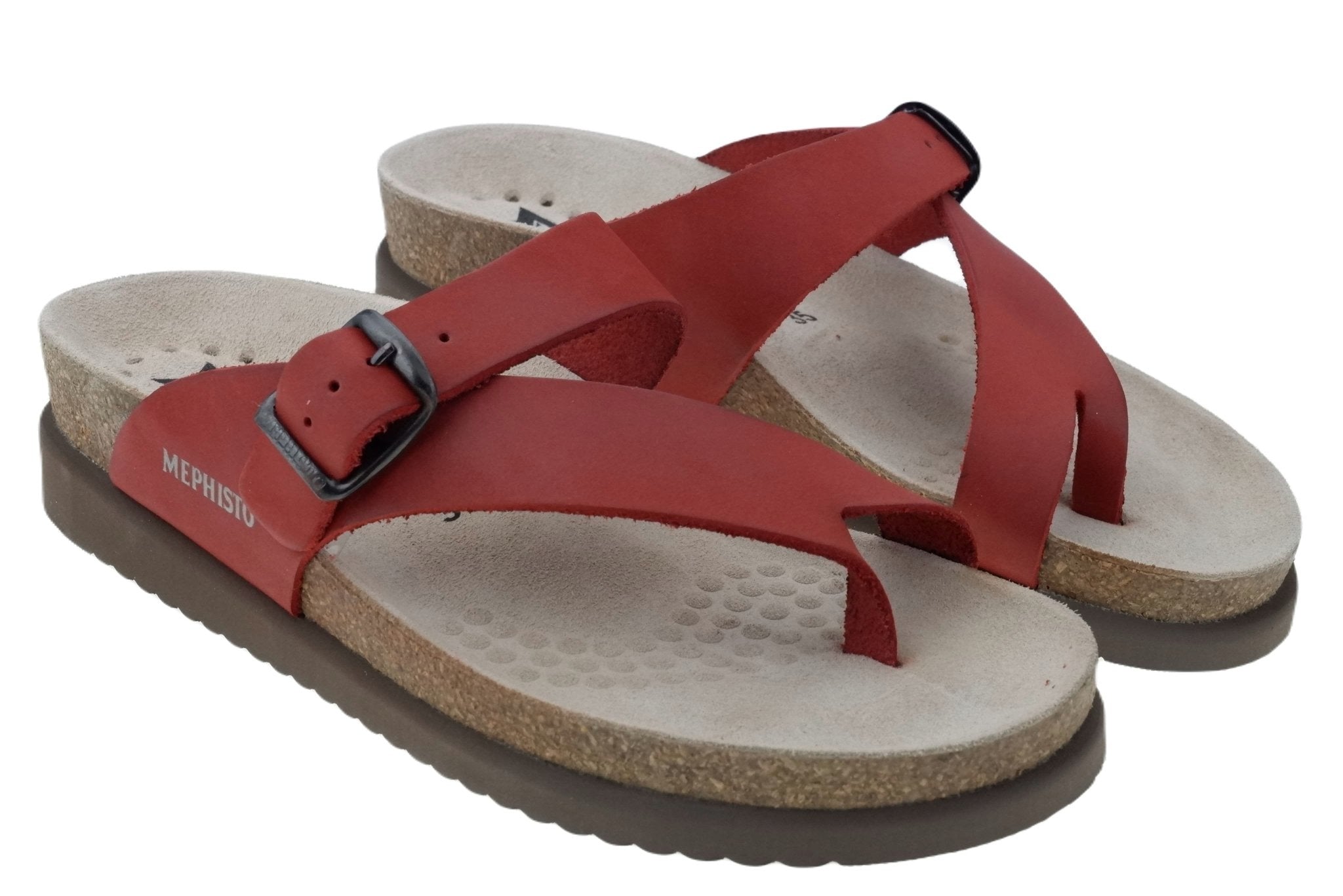 'Helen' women's thong sandal - Red - Chaplinshoes'Helen' women's thong sandal - RedMephisto