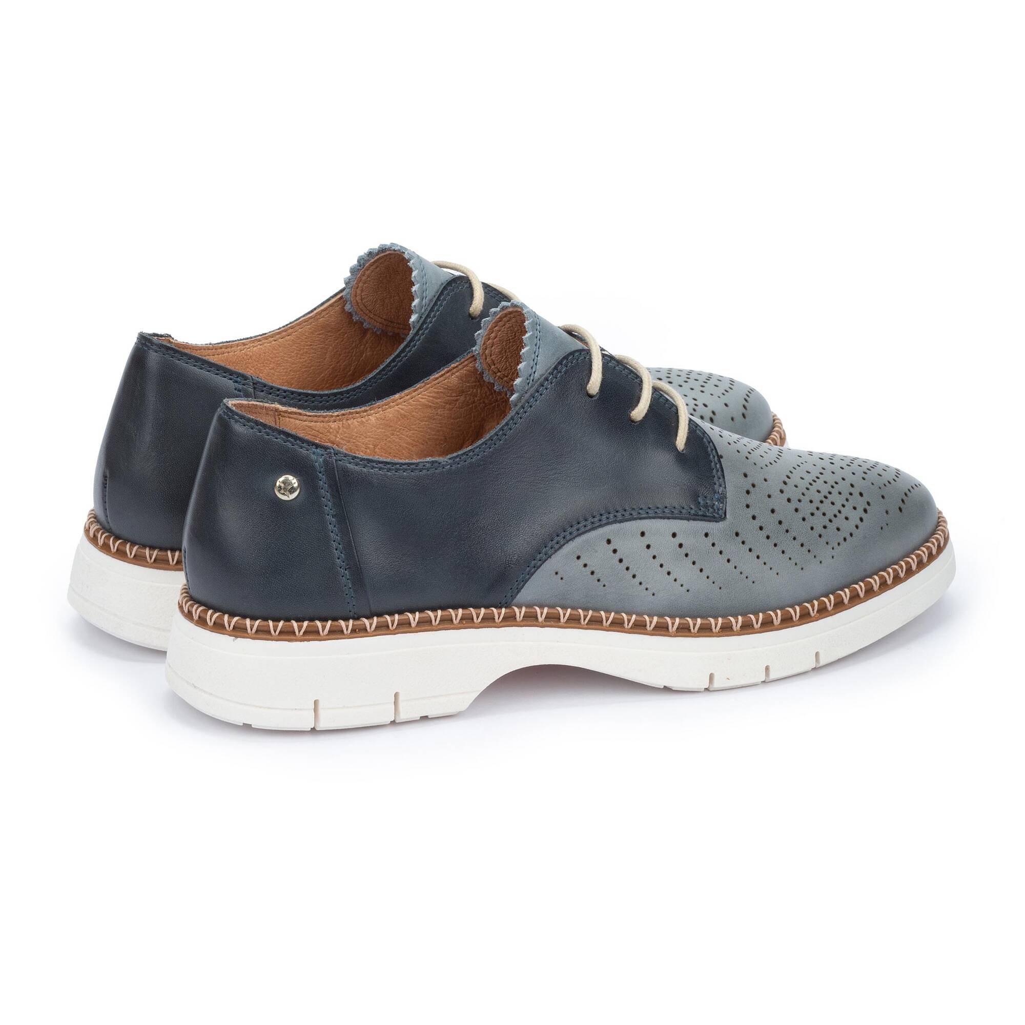 'Henares' women's lace-up shoe - Blue - Chaplinshoes'Henares' women's lace-up shoe - BluePikolinos