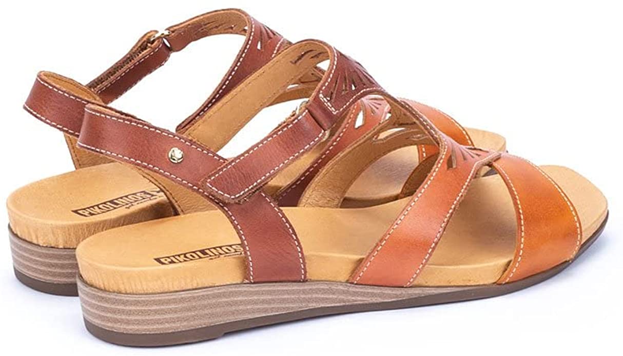 'Ibiza W5N-0588C1'women's sandal - Orange mix - Chaplinshoes'Ibiza W5N-0588C1'women's sandal - Orange mixPikolinos