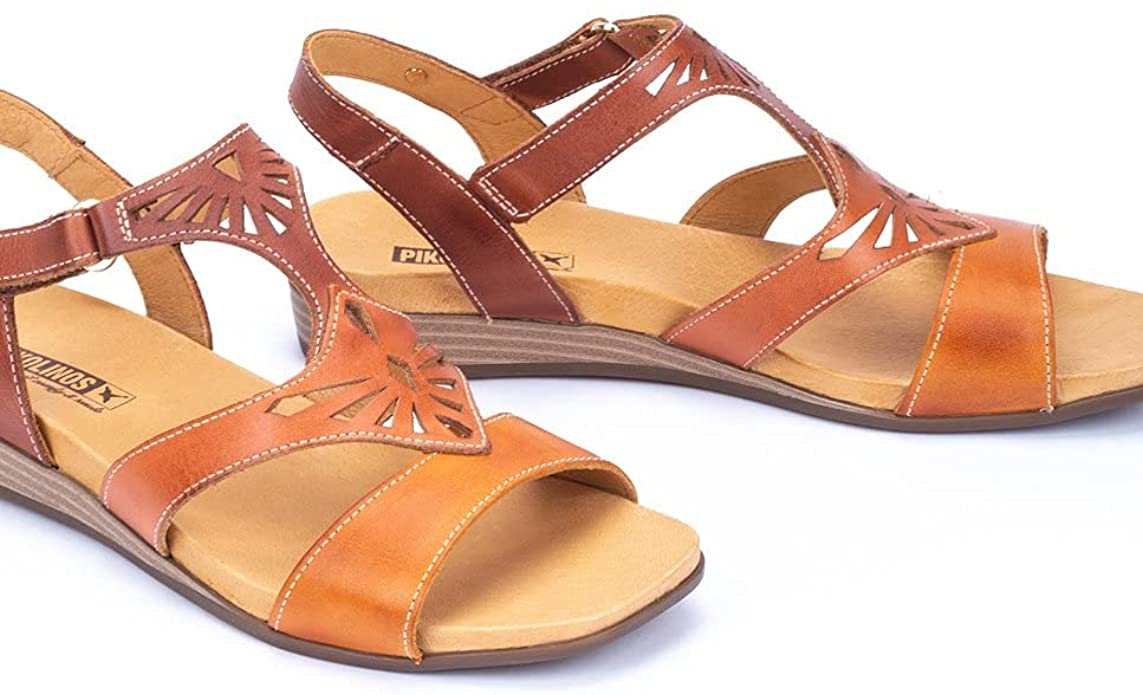 'Ibiza W5N-0588C1'women's sandal - Orange mix - Chaplinshoes'Ibiza W5N-0588C1'women's sandal - Orange mixPikolinos