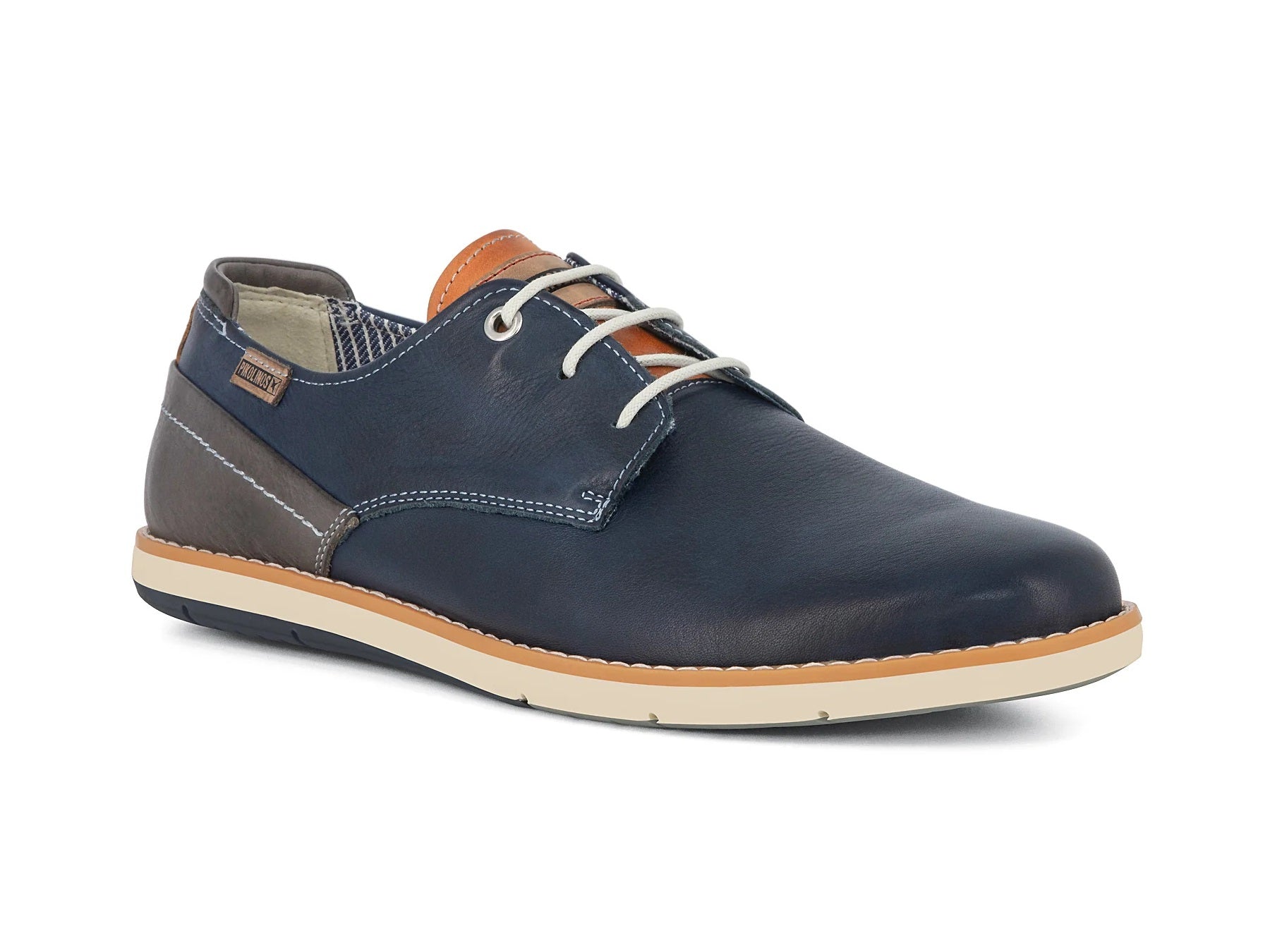 'Jucar' men's lace-up shoe - Blue - Chaplinshoes'Jucar' men's lace-up shoe - BluePikolinos