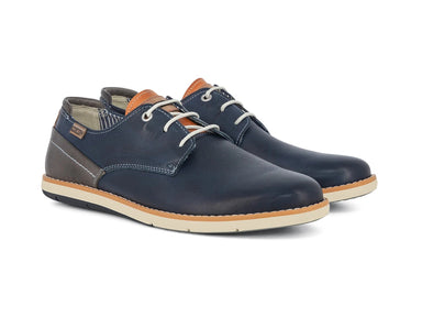 'Jucar' men's lace-up shoe - Blue - Chaplinshoes'Jucar' men's lace-up shoe - BluePikolinos