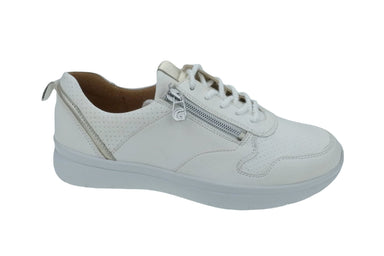 'Kira' women's VERY WIDE sneaker - White - Chaplinshoes'Kira' women's VERY WIDE sneaker - WhiteGanter